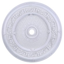 Elegant MD211D43WH - 43 in. Ceiling Medallion in frosted white