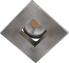 Elegant R3-590BN - 3" Brushed Nickel Square baffle Trim MR16