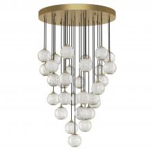 Alora Lighting MP321230NB - Marni 30 Head Natural Brass LED Multi Pendant