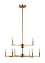 Visual Comfort & Co. Studio Collection 3164209EN-848 - Fullton Nine Light Chandelier