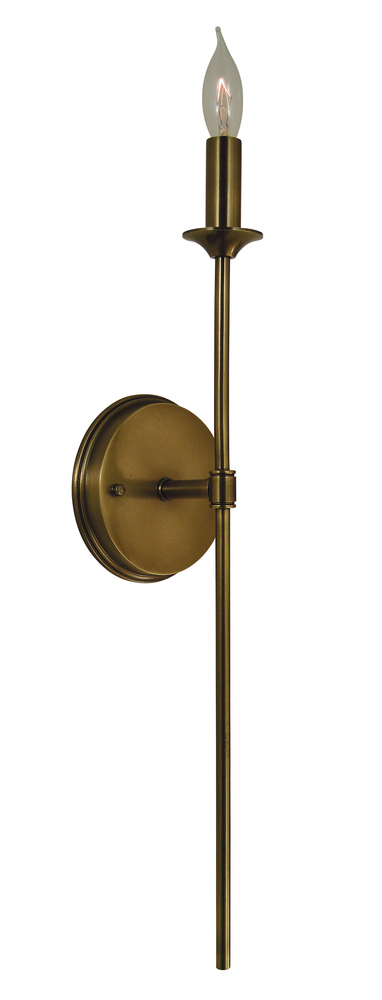 1-Light Antique Brass Chandler Sconce