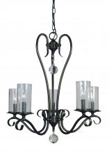 Framburg 5025 MB - 5-Light Ilsa Dining Chandelier