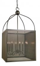 Framburg 5468 MB - 8-Light Mahogany Bronze Windsor Foyer Chandelier