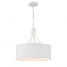 Savoy House Meridian M7040BQW - 4-Light Pendant in Bisque White