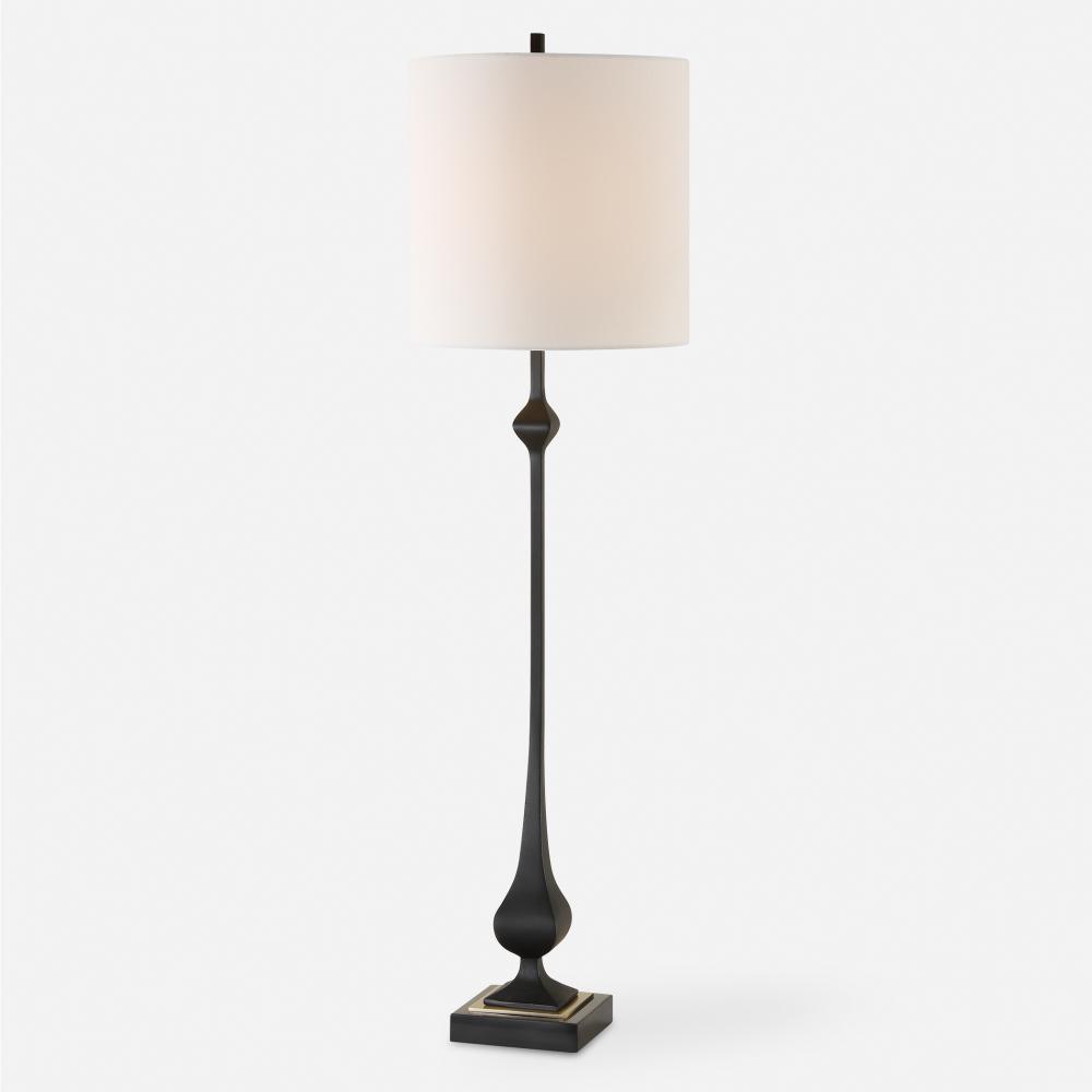 Uttermost Hightower Black Buffet Lamp