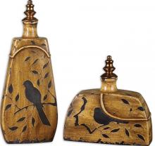 Uttermost 19664 - Hulda Golden Yellow Canisters Set/2