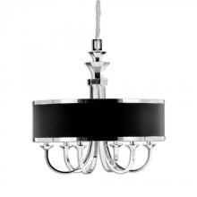 Uttermost 21130 - Uttermost Tuxedo 6 Light Black Shade Chandelier