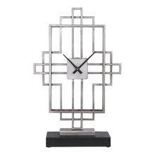 Uttermost 06455 - Uttermost Vanini Silver Tabletop Clock