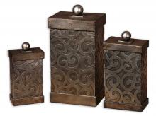 Uttermost 19418 - Uttermost Nera Metal Decorative Boxes, Set/3