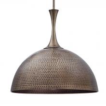 Uttermost 22190 - Uttermost Raynott Brass 1 Light Dome Pendant