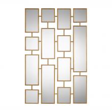 Uttermost 09271 - Kennon Forged Gold Rectangles Mirror