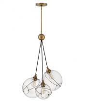 Hinkley 30304HBR - Large Three Light Pendant