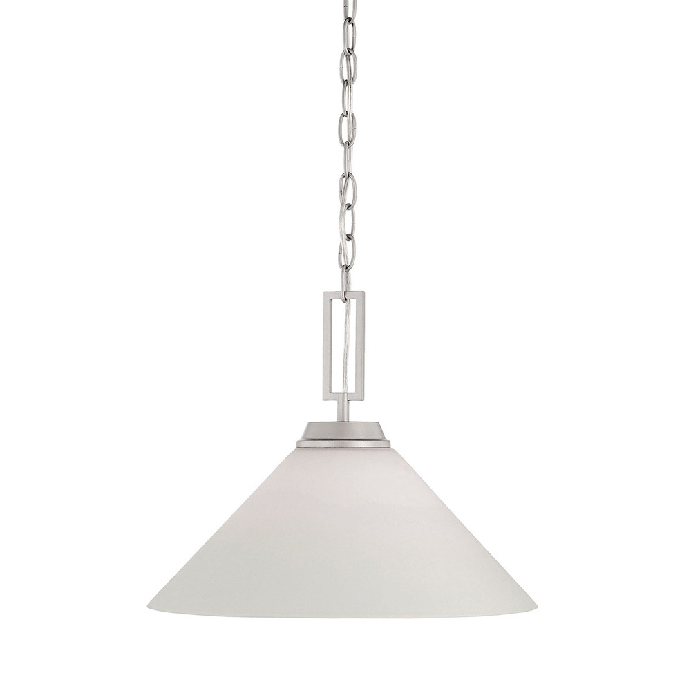 Thomas - Wright 1-Light Pendant in Matte Nickel