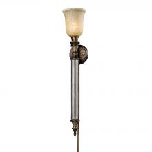 ELK Home 26001/1 - Torch Sconces 1 Light Mirrored Candlestick Wall Sconce in Antique Bronze