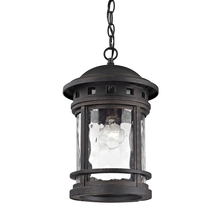 ELK Home 45113/1 - Costa Mesa 1-Light Outdoor Hanging Lantern in Weathered Charcoal