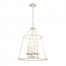 ELK Home EC89684/4 - Joanie 17.25'' Wide 4-Light Pendant - Antique White