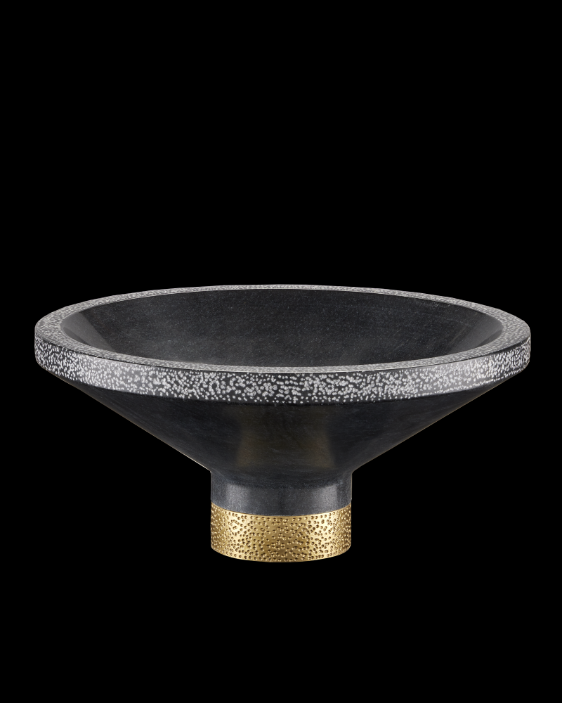 Vincent Black Marble Bowl