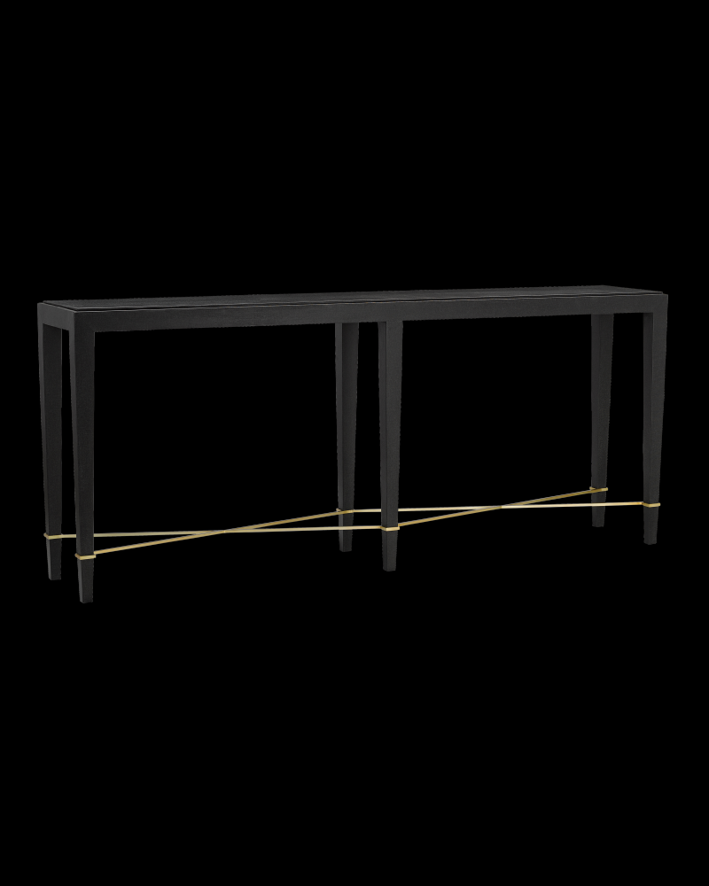 Verona Black Console Table