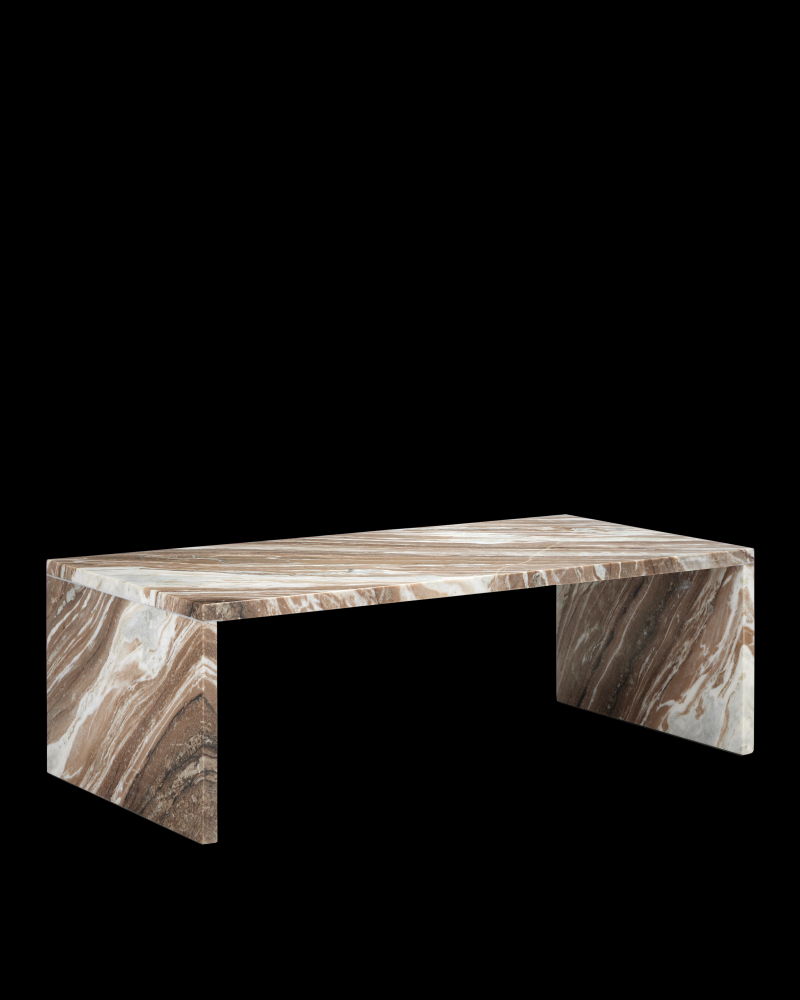 Ryan Brown Marble Cocktail Table