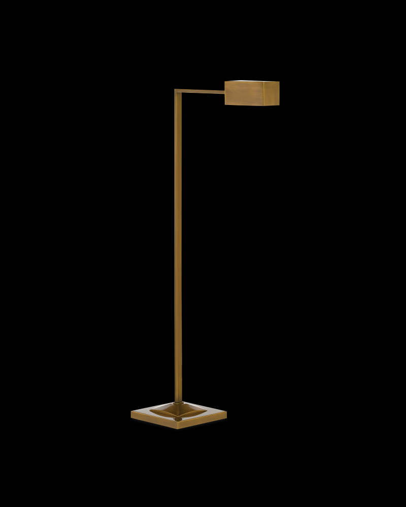 Ruxley Brass Floor Lamp