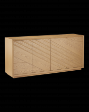 Currey 3000-0317 - Margot Natural Oak Credenza