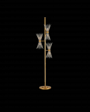 Currey 8000-0046 - Novatude Gold Floor Lamp