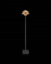 Currey 8000-0095 - La Rue Brass Floor Lamp