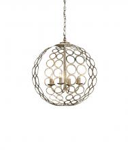 Currey 9961 - Tartufo Silver Orb Chandelier