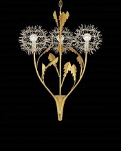 Currey 9000-1081 - Dandelion Silver & Gold Pendant